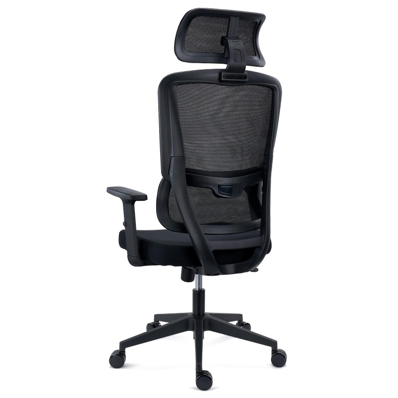 Silla Ergonómica SUPRA, Reposacabezas, Negro