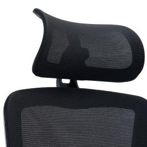 Silla Ergonómica SUPRA, Reposacabezas, Negro