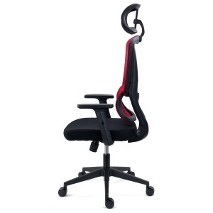 Silla Ergonómica SUPRA, Reposacabezas, Negro