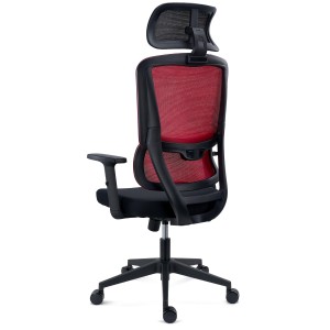 Silla Ergonómica SUPRA, Reposacabezas, Negro