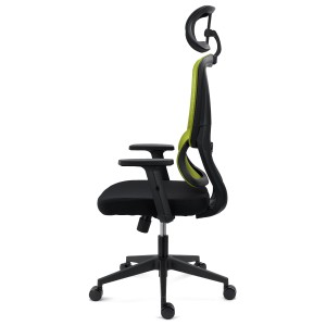 Silla Ergonómica SUPRA, Reposacabezas, Negro