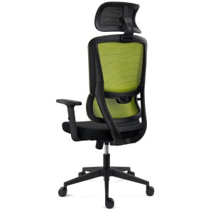 Silla Ergonómica SUPRA, Reposacabezas, Negro