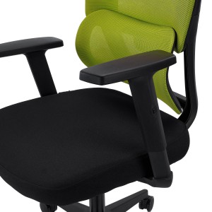 Silla Ergonómica SUPRA, Reposacabezas, Negro