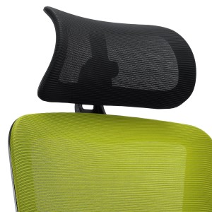 Silla Ergonómica SUPRA, Reposacabezas, Negro