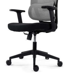Silla Ergonómica SUPRA, Reposacabezas, Negro
