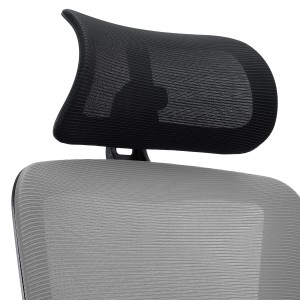 Silla Ergonómica SUPRA, Reposacabezas, Negro