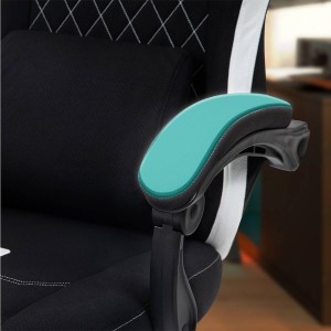 Silla Gaming VENOM, Reclinable, con Cojines Lumbar y Cervical, en Tela Negra