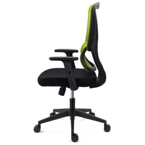 Silla Ergonómica SUPRA, Soporte Lumbar Adaptativo, Negro