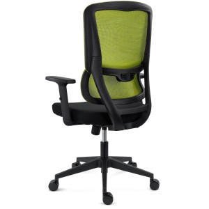 Silla Ergonómica SUPRA, Soporte Lumbar Adaptativo, Negro