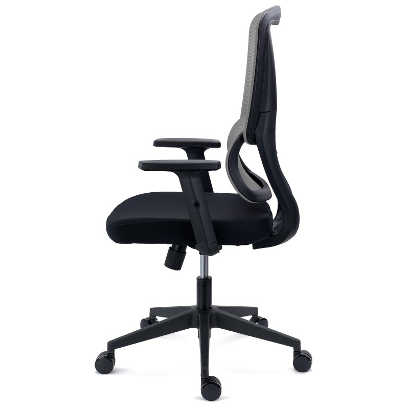 Silla Ergonómica SUPRA, Soporte Lumbar Adaptativo, Negro