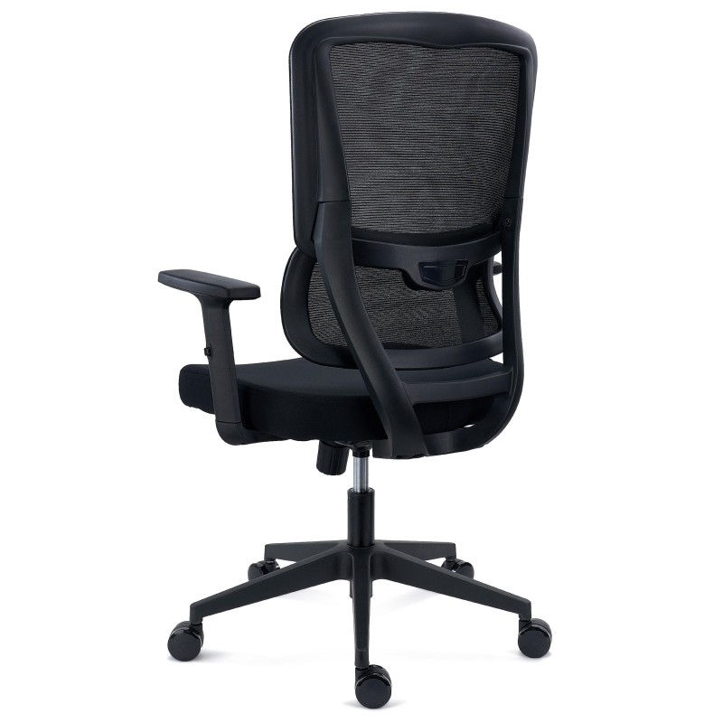 Silla Ergonómica SUPRA, Soporte Lumbar Adaptativo, Negro