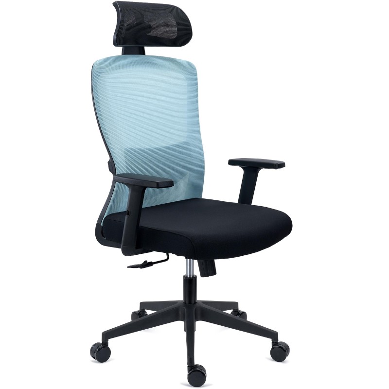 Silla de Oficina NOTE PRO, Reposacabezas, Negro