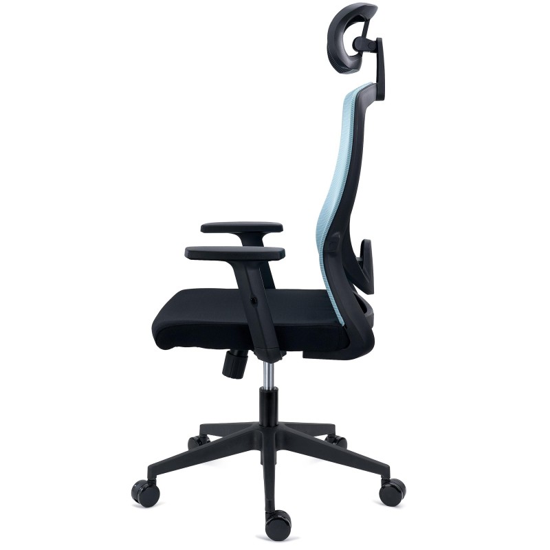 Silla de Oficina NOTE PRO, Reposacabezas, Negro