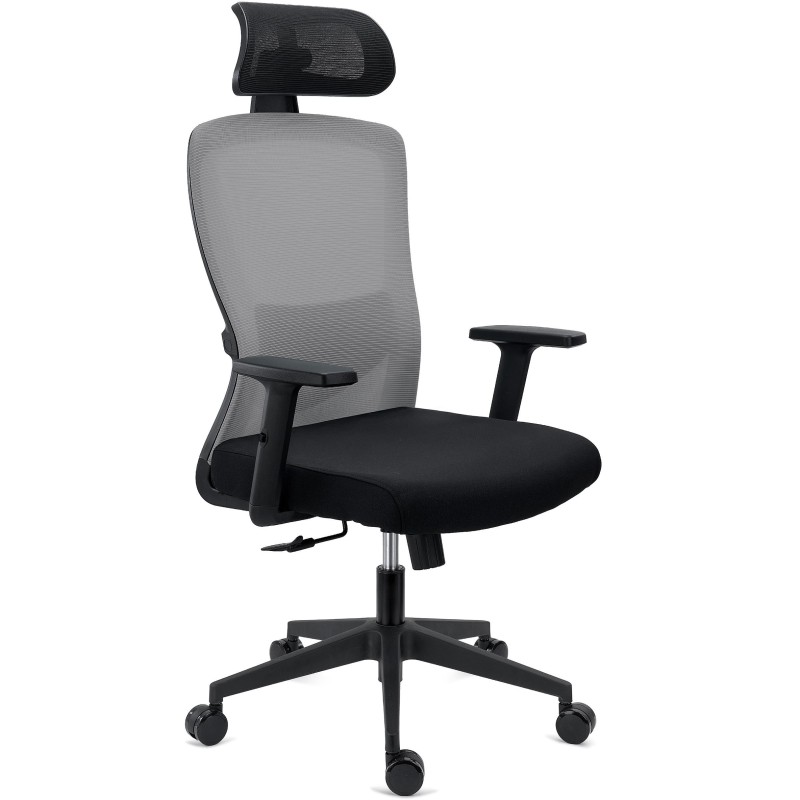 Silla de Oficina NOTE PRO, Reposacabezas, Negro