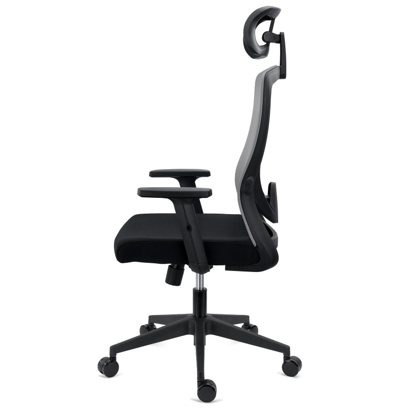 Silla de Oficina NOTE PRO, Reposacabezas, Negro