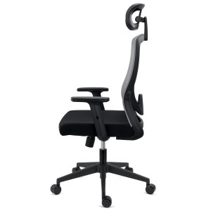 Silla de Oficina NOTE PRO, Reposacabezas, Negro