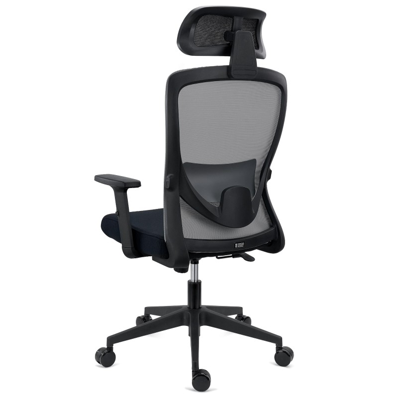 Silla de Oficina NOTE PRO, Reposacabezas, Negro