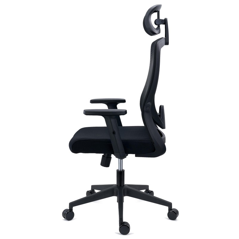 Silla de Oficina NOTE PRO, Reposacabezas, Negro