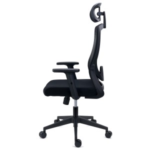 Silla de Oficina NOTE PRO, Reposacabezas, Negro