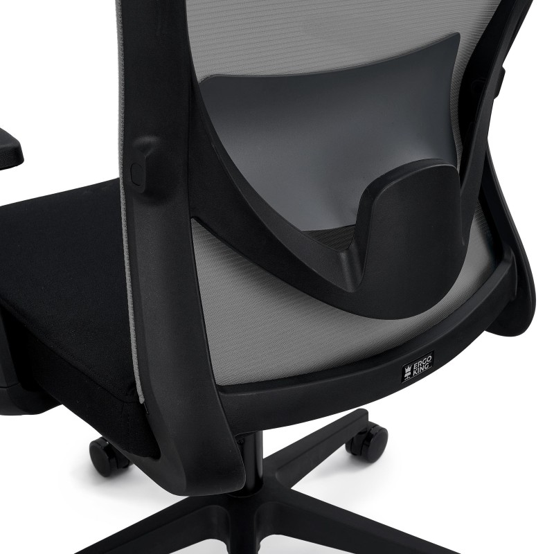 Silla de Oficina NOTE, Soporte Lumbar Ajustable, Negro