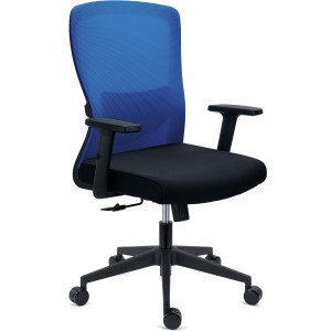 Silla de Oficina NOTE, Soporte Lumbar Ajustable, Negro