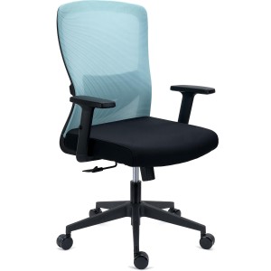 Silla de Oficina NOTE, Soporte Lumbar Ajustable, Negro