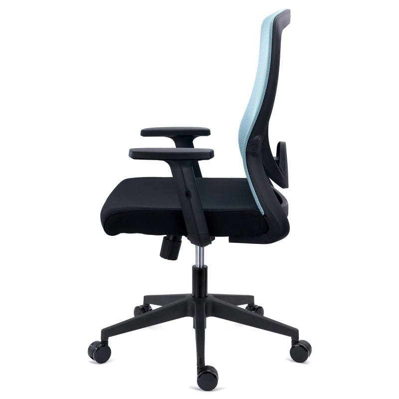 Silla de Oficina NOTE, Soporte Lumbar Ajustable, Negro