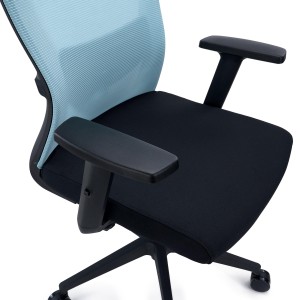 Silla de Oficina NOTE, Soporte Lumbar Ajustable, Negro