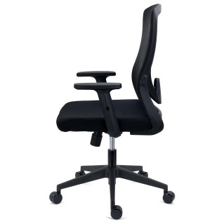 Silla de Oficina NOTE, Soporte Lumbar Ajustable, Negro 2