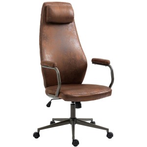 Sillón de oficina FLORENCE, brazos de diseño, en piel negro