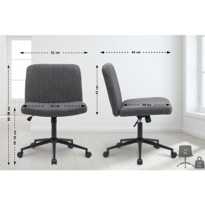 Silla de Oficina SONNY en Tela color Negro