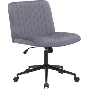 Silla de Oficina SONNY en Terciopelo color Negro