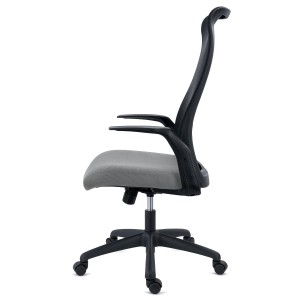 Silla de Oficina SIERRA, Soporte Lumbar, en Malla, Negro