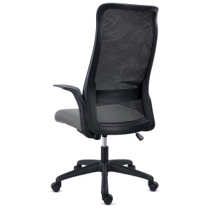Silla de Oficina SIERRA, Soporte Lumbar, en Malla, Negro