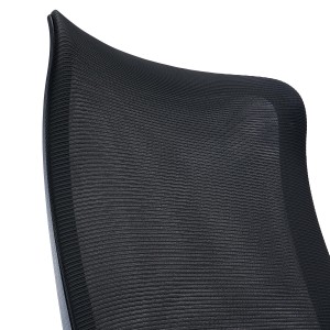 Silla de Oficina SIERRA, Soporte Lumbar, en Malla, Negro