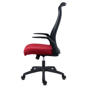 Silla de Oficina SIERRA, Soporte Lumbar, en Malla, Negro
