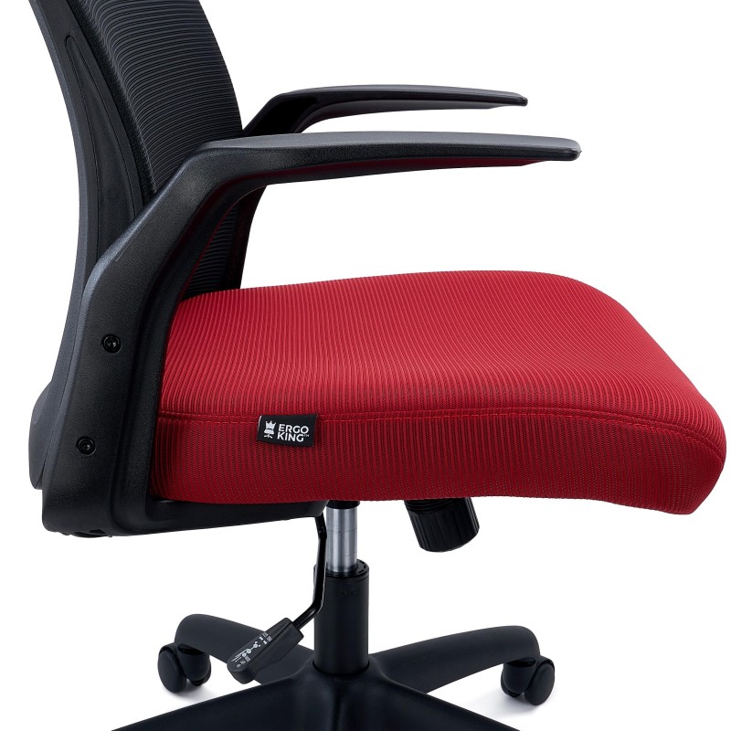 Silla de Oficina SIERRA, Soporte Lumbar, en Malla, Negro