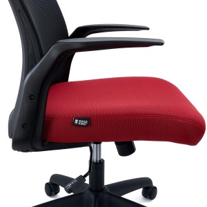 Silla de Oficina SIERRA, Soporte Lumbar, en Malla, Negro