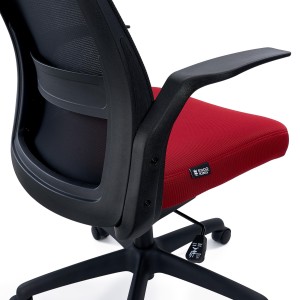Silla de Oficina SIERRA, Soporte Lumbar, en Malla, Negro