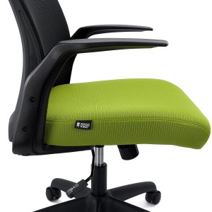 Silla de Oficina SIERRA, Soporte Lumbar, en Malla, Negro