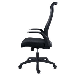 Silla de Oficina SIERRA, Soporte Lumbar, en Malla, Negro 2
