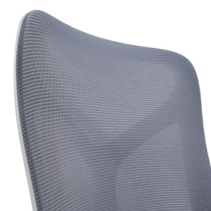 Silla de Oficina GINGER, Tela y Malla Transpirable, Negro