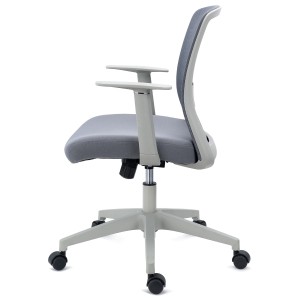Silla de Oficina YOSEMITE, Tela y Malla Transpirable, Negro