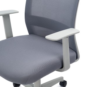 Silla de Oficina YOSEMITE, Tela y Malla Transpirable, Negro