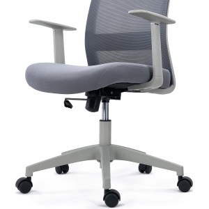Silla de Oficina YOSEMITE, Tela y Malla Transpirable, Negro