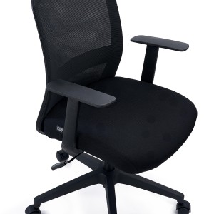 Silla de Oficina YOSEMITE, Tela y Malla Transpirable, Negro