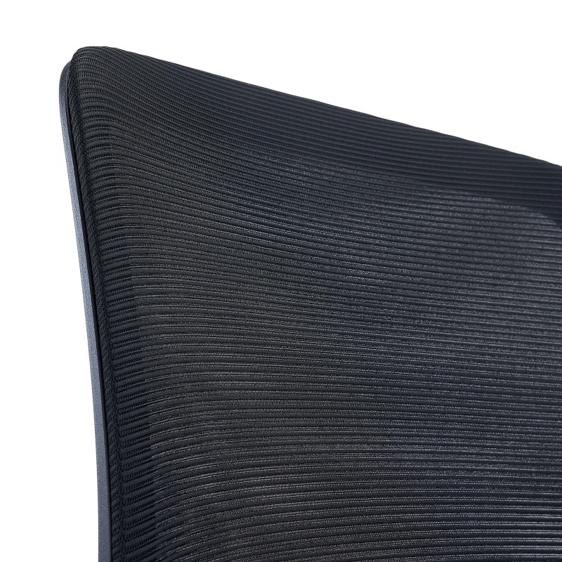 Silla de Oficina YOSEMITE, Tela y Malla Transpirable, Negro