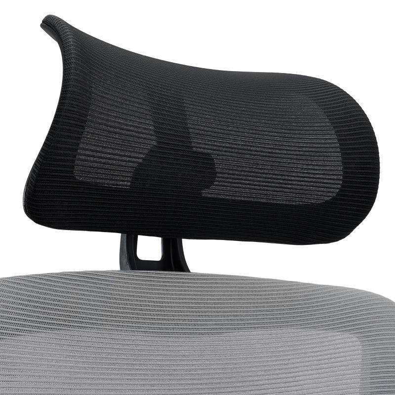Silla Ergonómica SUPRA MAX, Ajustable, Base Metal, Negro