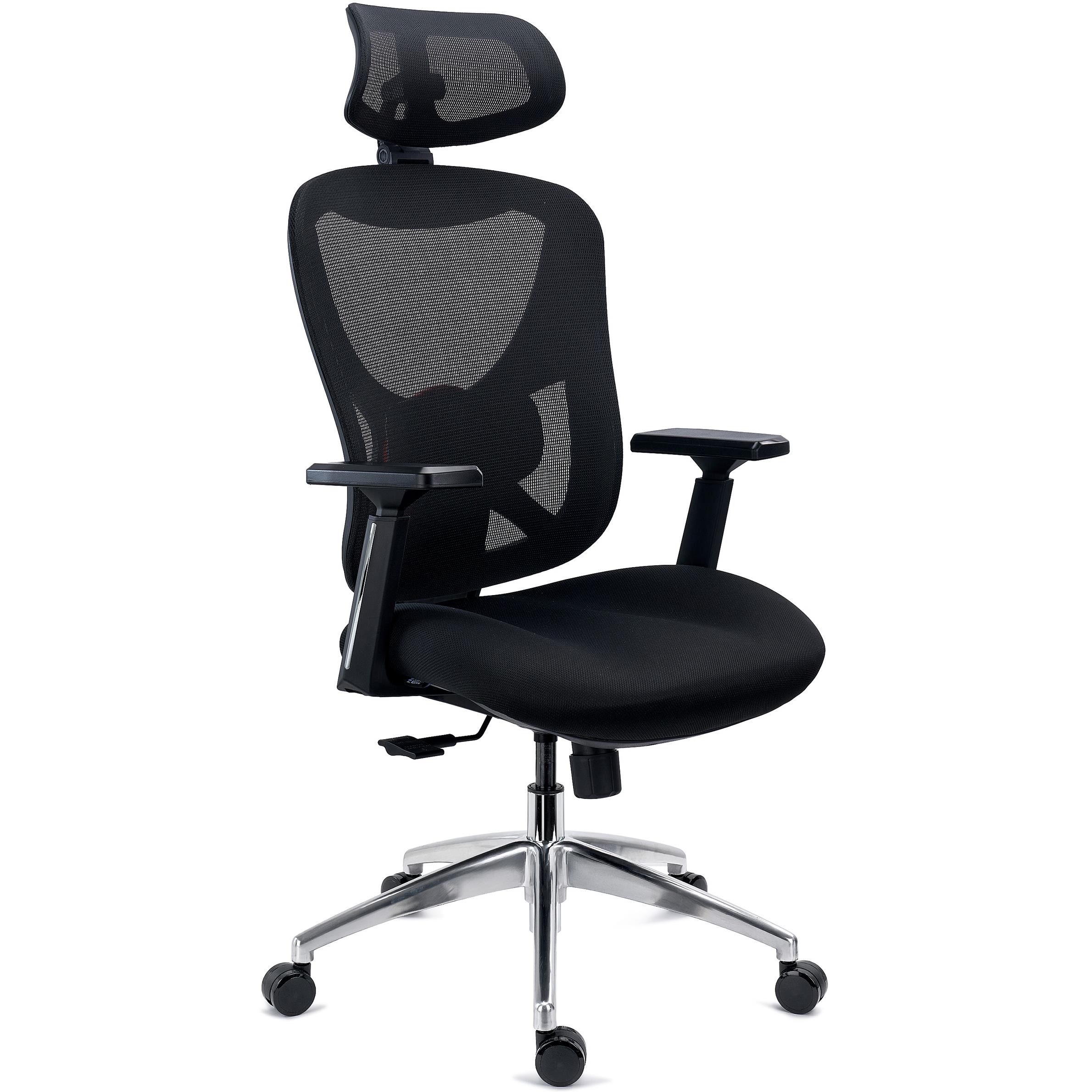 Silla Ergonómica URUS, Respaldo Ajustable Altura, Espuma Inyectada, Uso Pro 8H, En Negro