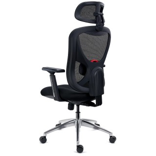 Silla Ergonómica URUS, Muy Ajustable, Espuma Inyectada, Negro 2